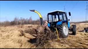 Лучшая рубительная машина для МТЗ-82 Junkkari HJ250GT. Измельчитель веток для Беларус Дробилка вето