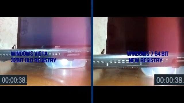 windows vista 32 bit vs. windows 7 x64 64 bit boot time speed test смотреть онлайн