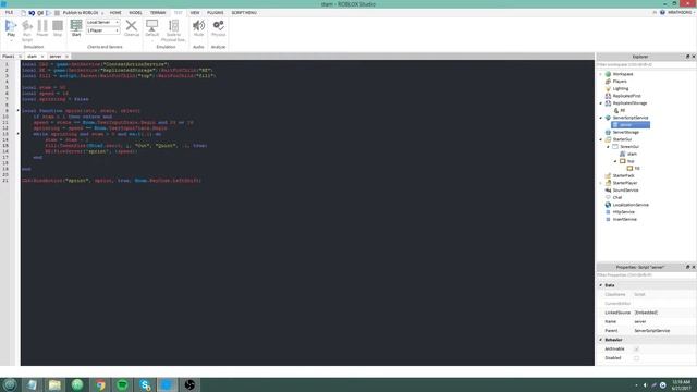 ROBLOX Lua Gui Scripting Tutorial 20 - Stamina Bar смотреть онлайн