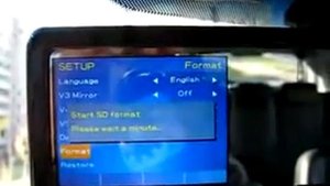 Видеорегистратор iDVR-005CH (как очистить карту памяти)