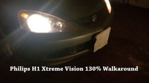 Philips H1 Xtreme Vision 130% comparison on Acura RSX Type S...Best halogen light bulbs??
