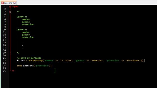Tutorial PHP basico - 20 - Array multidimensional смотреть онлайн
