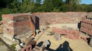 Овальная стена, с кирпича ЛЕГО!