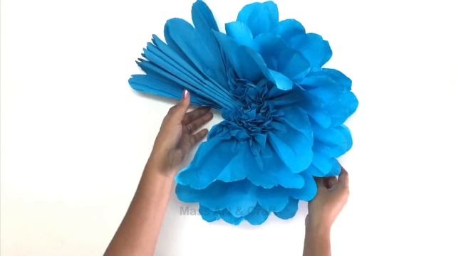 Easy paper flowers birthday decoration at home| смотреть онлайн