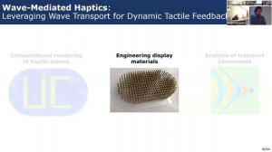 Greg Reardon, UCSB: Wave-Mediated Haptics: Leveraging Wave Transport for Dynamic Tactile Feedback