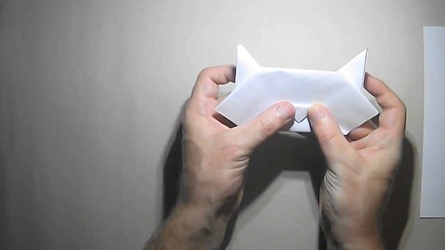 How to make origami CAT from A4 paper смотреть онлайн