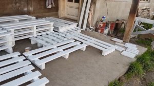 Мебель из поддонов /  Своими руками / GARDEN FURNITURE From PALLET