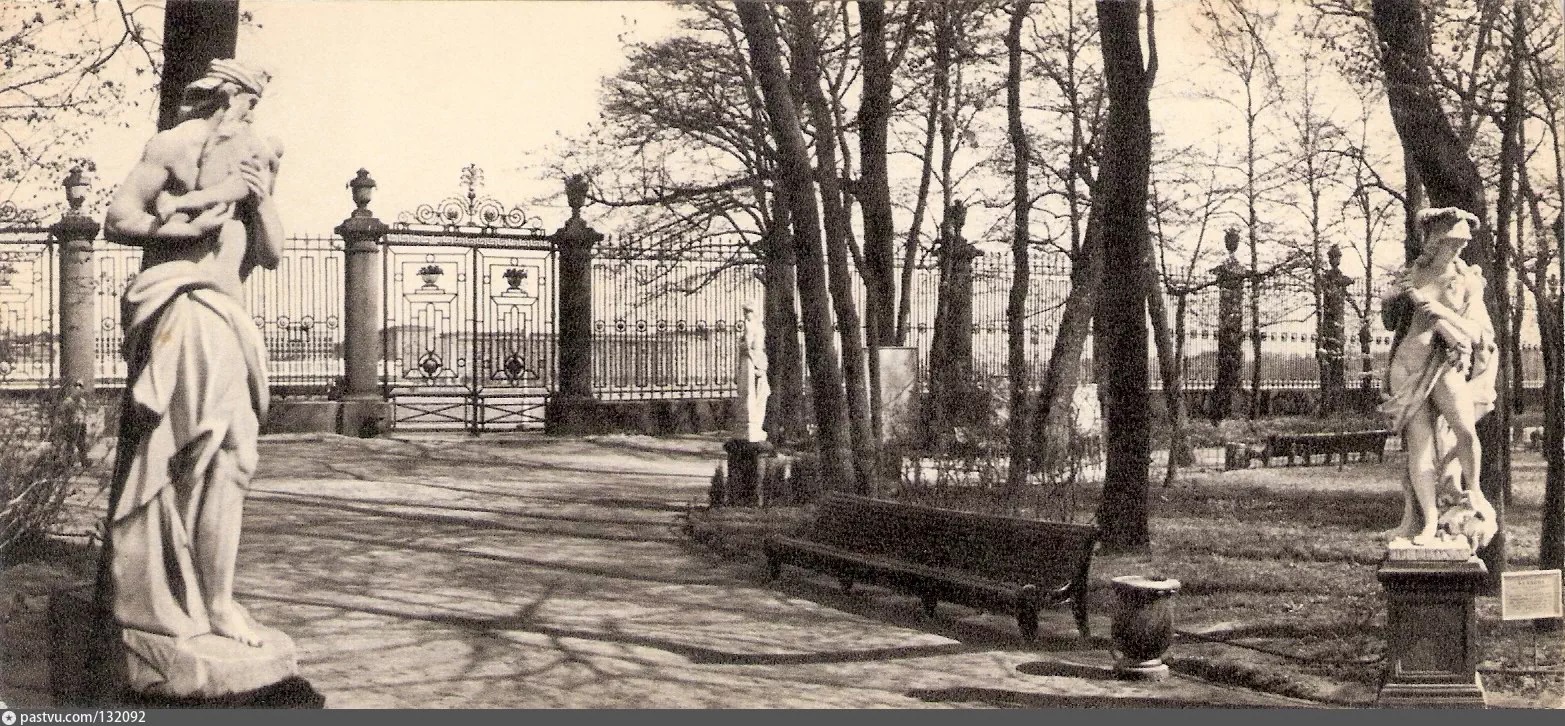 Летний сад в Санкт-Петербурге 19 век