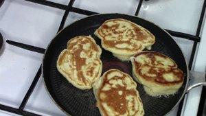 Проверяю рецепт / Оладьи по домашнему / Готовые смеси /