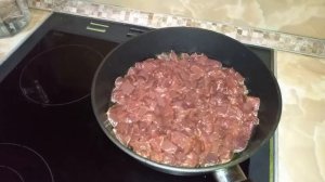 Куриная печень с макаронами. Простой рецепт.