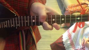 Камаринского на балалайке академического строя