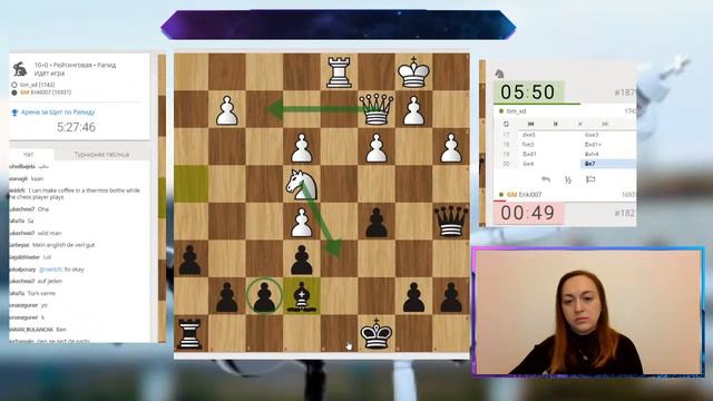 [Ru] Арена по рапиду на lichess.org смотреть онлайн