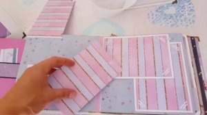 Скрапбукинг. Набор на 18тилетие. Scrapbooking. Set per 18esimo compleanno.