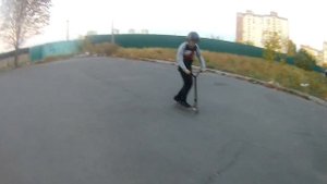 мини эдит/начинающие трюки на самокате