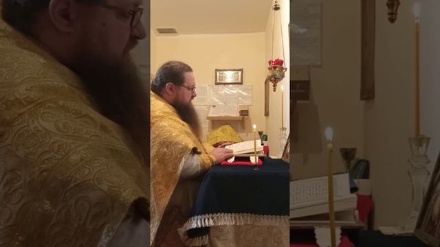 26 февраля. Литургия в храме пророка Илии в с.Еловка. смотреть онлайн