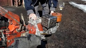 Мотоблок Агрос. Первый запуск после ремонта.