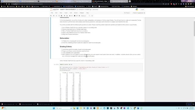 Basic Pandas Functions