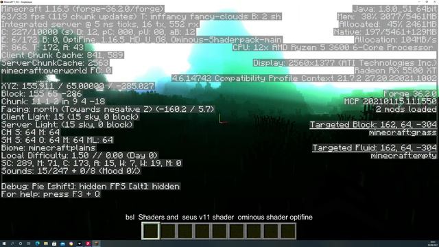 optifine vs iris shaders 1.16.5