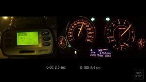 BMW 320xi F30 stage 2   300 hp 0-100 racelogic acceleration, 402m