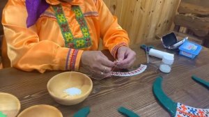 Мастер-класс по плетению нашейного украшения народа ханты