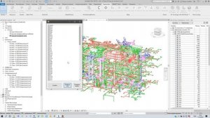 Изометрические схемы для общеобменной и противодымной  вентиляции в Revit