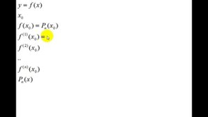 Формула Тейлора | вывод формулы | 1