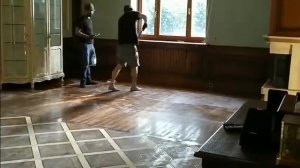 Ремонт паркета после залива