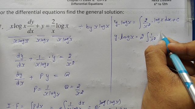 Class 12 Ex 9.6 Q7 Math | Chapter9 Class12 Math | Differential Equations | Ex 9.6 Q7 Class 12 Math