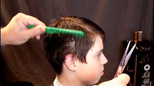 Как стричь ножницами стрижка мужская men's haircut