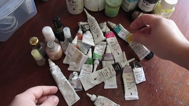 ВЫКИНШТЕЙНЫ / Выбрасываю акриловые краски и контуры! / Elena Pero смотреть онлайн