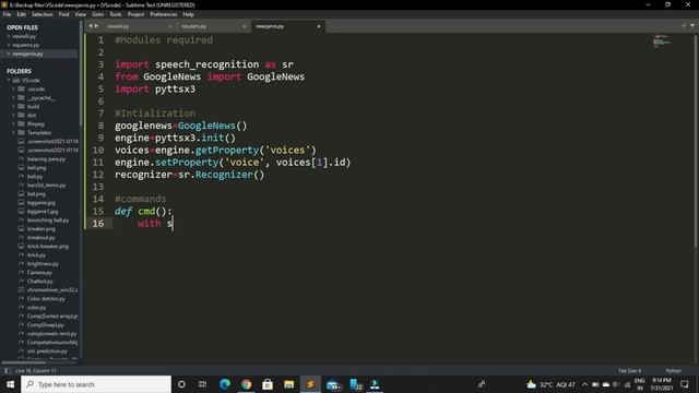 JARVIS project : Voice control news project using python смотреть онлайн