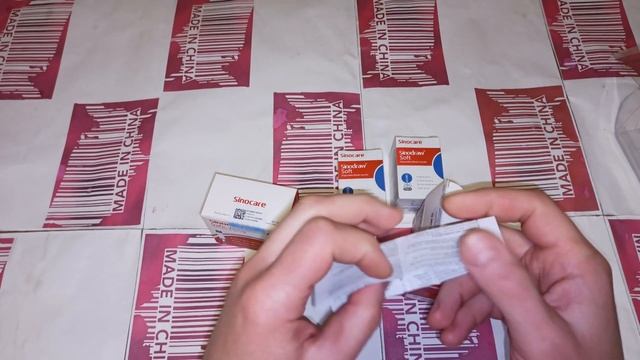 Тест полоски и ланцеты для глюкометра Sinocare Safe-Accu с AliExpress смотреть онлайн