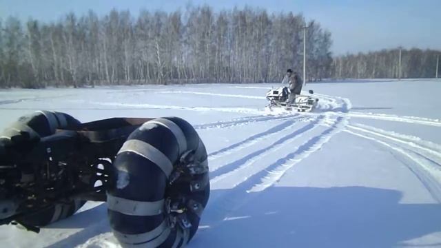 самодельный снегоход смотреть онлайн