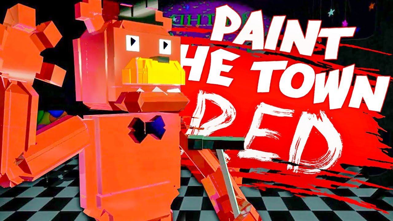 ФРЕДДИ СЕКРЕТНАЯ ЛАБОРАТОРИЯ! ФНАФ И УГАР В PAINT THE TOWN RED