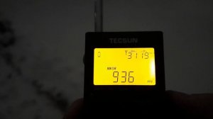 Радиоприём на средних волнах на приёмник Tecsun PL-368 в городских условиях