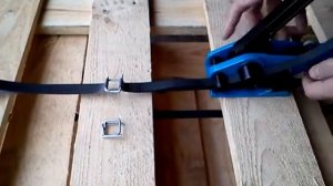 упаковочная полипропиленовая лента 16 0,8 черная + натяжитель+ скоба