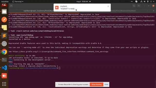 ERROR  Invariant Violation: 'RNCWebView' could not be found. Verify that a module by this name