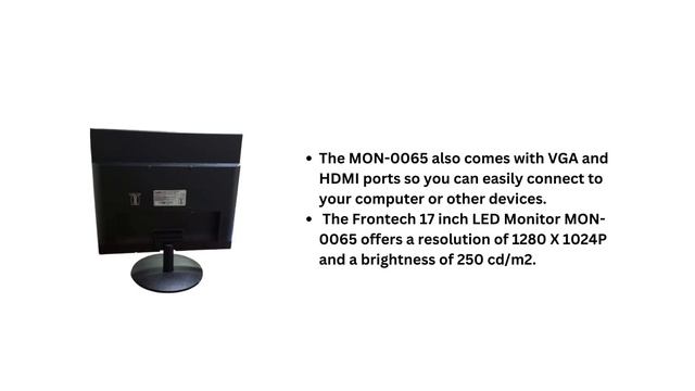 Frontech 17inch LED Montior смотреть онлайн