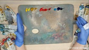 КАК РАЗЛОЖИТЬ МАСЛЯНЫЕ КРАСКИ НА ПАЛИТРЕ