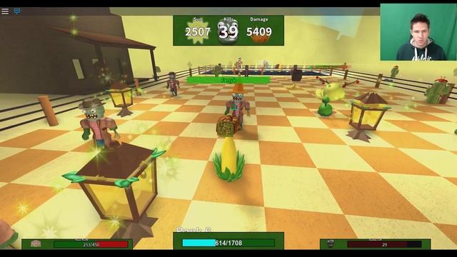 Roblox и игра растение против зомби plants vs zombie 2 Роблокс от Фаника . смотреть онлайн