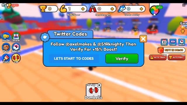 *NEW* UPDATE! CODES* Arm Wrestle Simulator ROBLOX смотреть онлайн