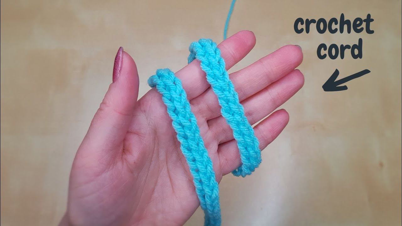 Very Simple Crochet Cord for Handbag. Detailed Tutorial смотреть онлайн