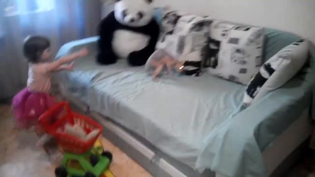 Катаем Кошечку Сфинкс Ксену в Тележке для Покупок :)