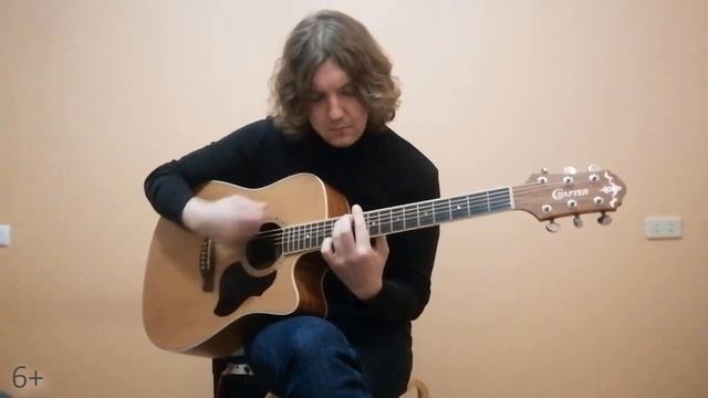 Идеальная гитара для начинающих? Обзор гитары CRAFTER D7! смотреть онлайн