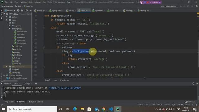 Customer Login #36 | E-commerce Website | Python Django Tutorial In Hindi смотреть онлайн