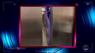 Страшное привидение в лифте Пранк