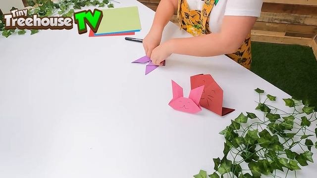 LEARN ABOUT ORIGAMI - MAKE A RABBIT AND CAT - EASY