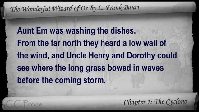 The Wonderful Wizard of Oz by L. Frank Baum - Chapter 01 - The Cyclone смотреть онлайн