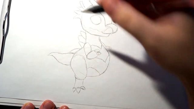 Как нарисовать дракона Огненный Шторм из игры Dragon Mania Legends цветными карандашами. смотреть онлайн