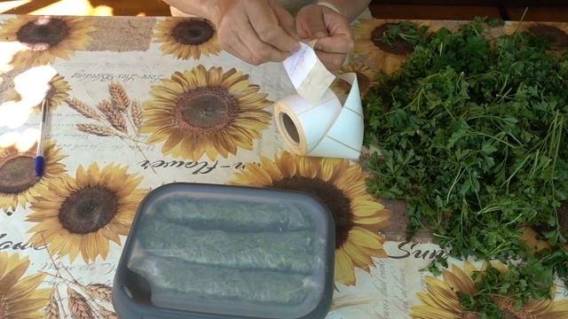 ЗАГОТОВКА ЗЕЛЕНИ  Простой и удобный способ